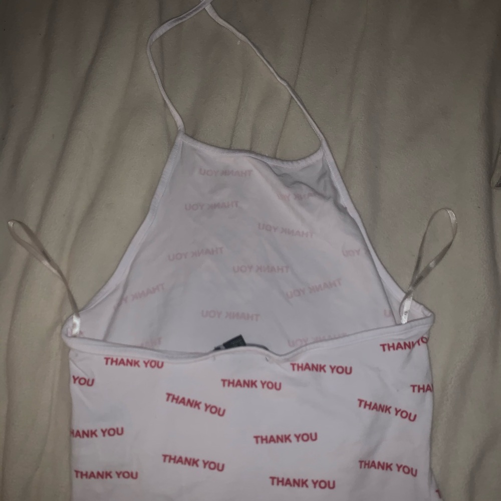 Crop top/ Low back shirt